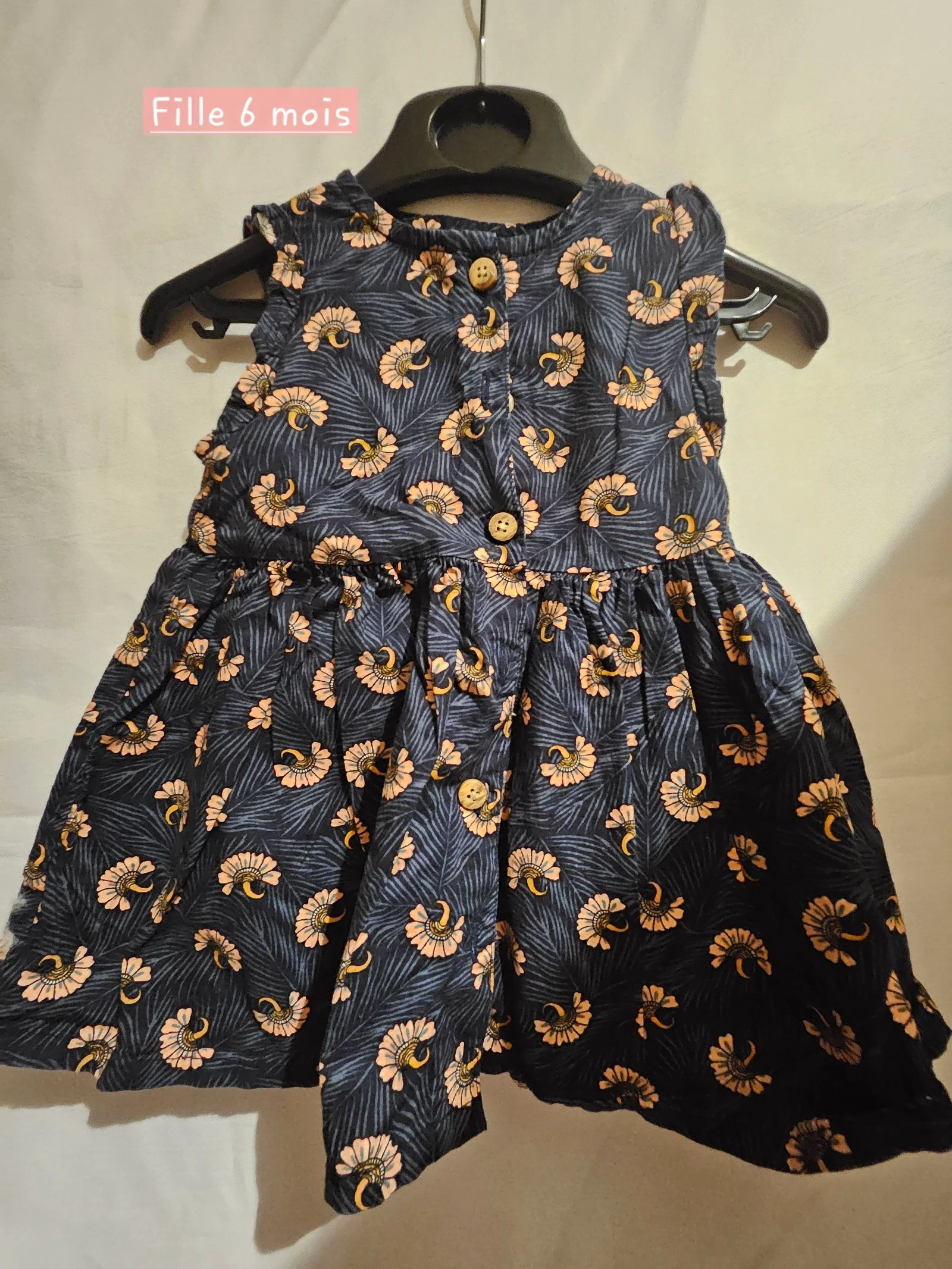 Robe courte 6 mois